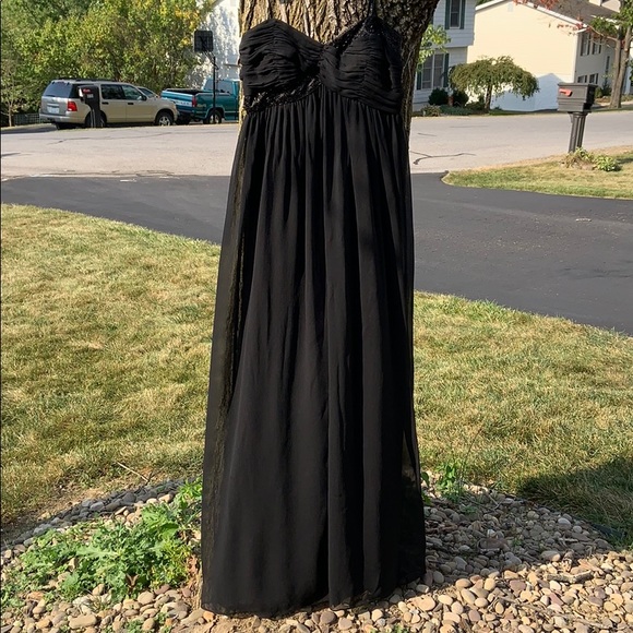 London Style Nights Strapless Dress - Picture 2 of 8